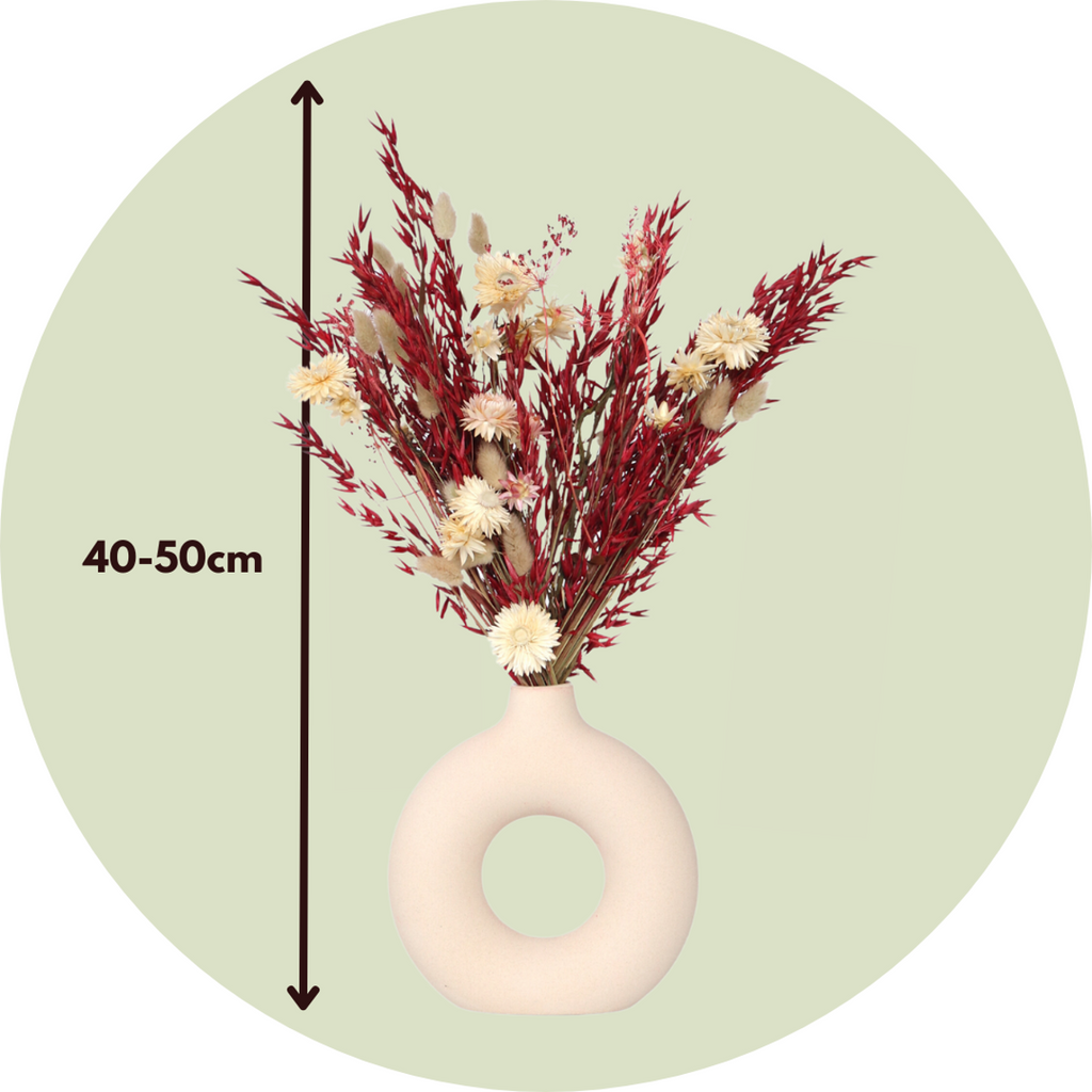 Flori uscate - Bouquet 'Loose Fit Lady Bird' - Buchet - Roşu