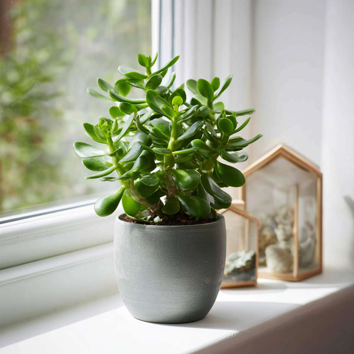Copacul de jad - Set 2 - Crassula ovata - Înălțime 15-25cm - ø12cm