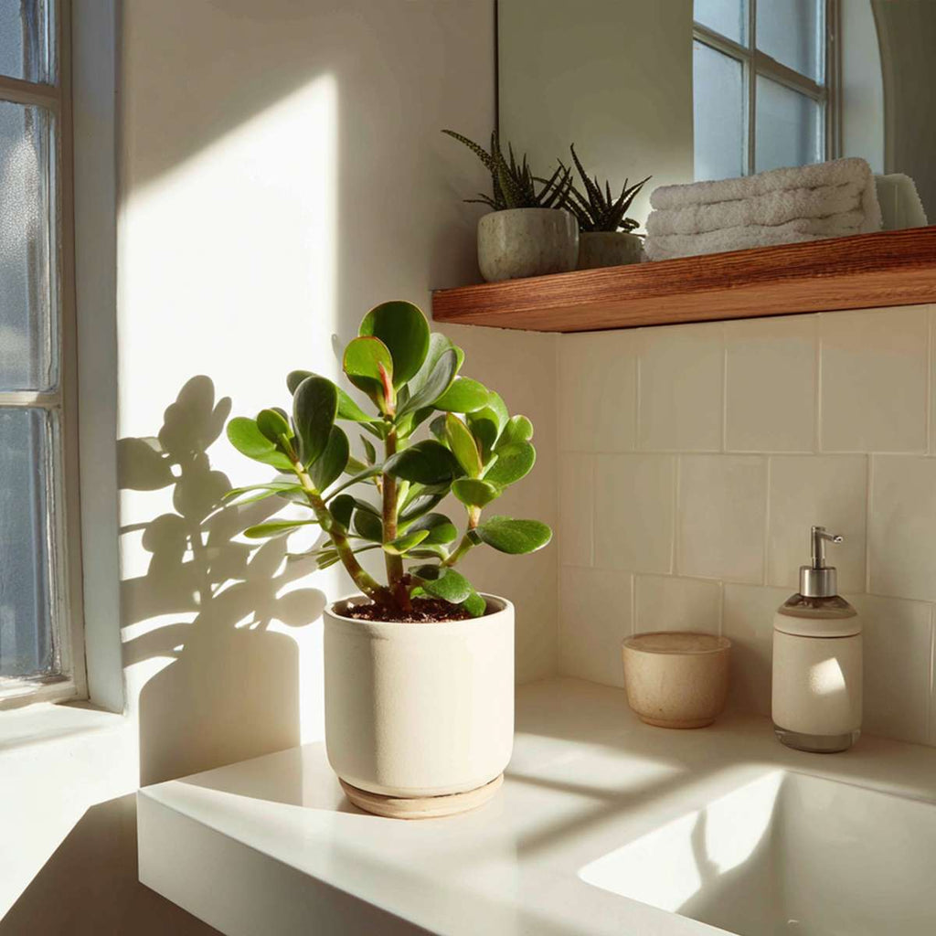 Copacul de jad - Set 2 - Crassula ovata - Înălțime 15-25cm - ø12cm