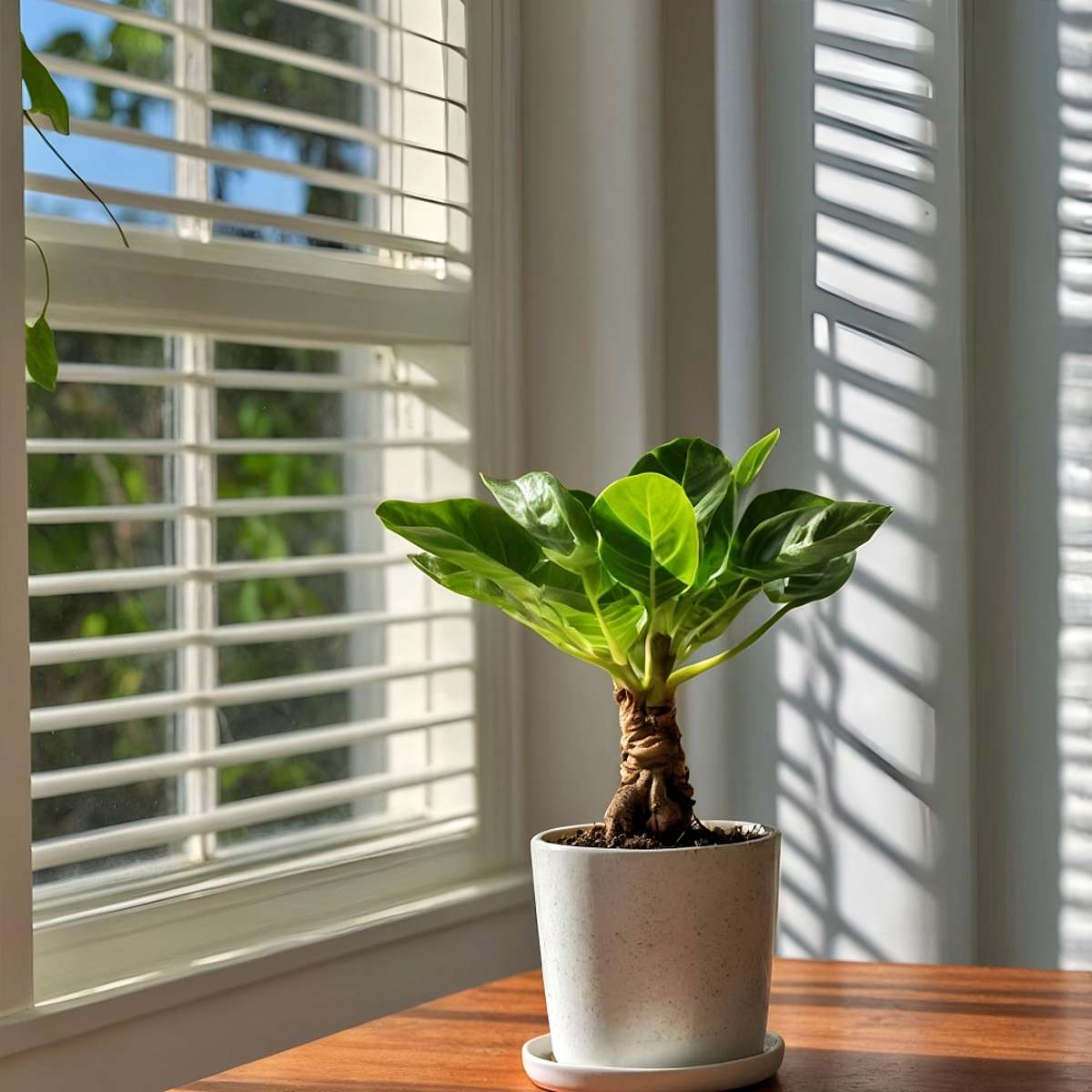 Palmier hawaian - Brighamia insignis - Înălțime 25-35cm - ⌀12cm