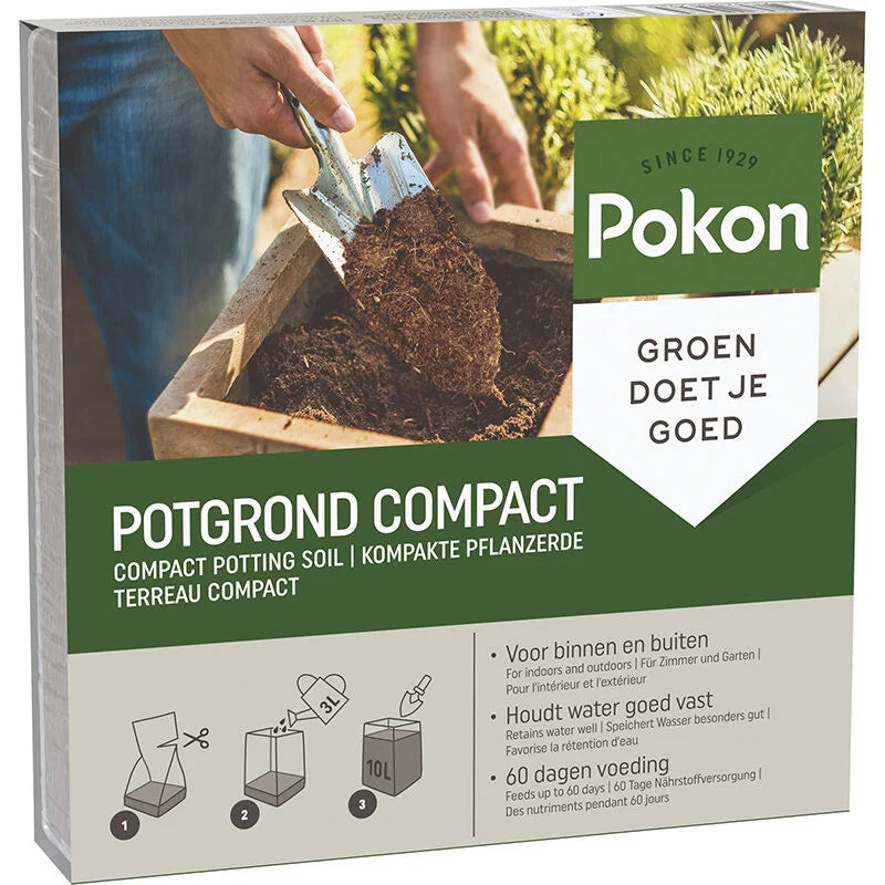 Pokon pământ de ghiveci Compact - Cocos - Casă și grădină - 10 litri