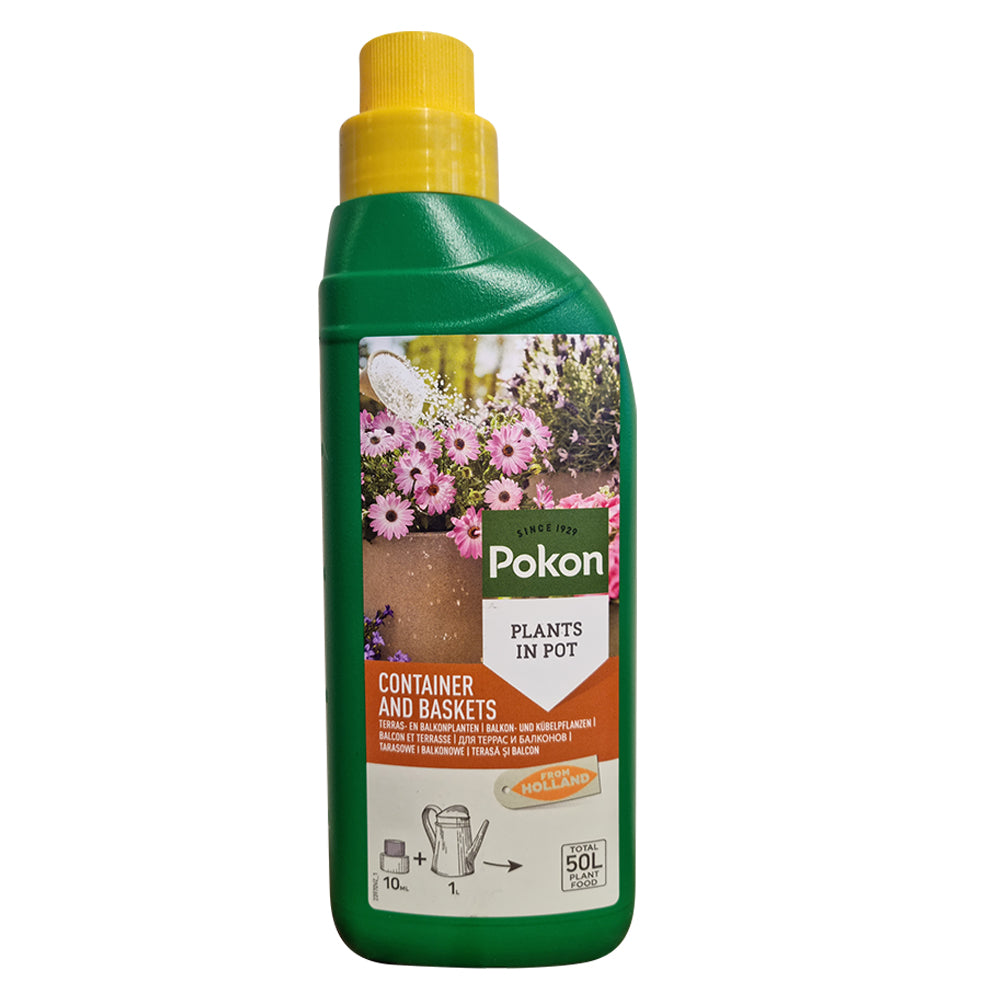 Pokon îngrășământ lichid pentru plante de terasă și balcon – 500 ml